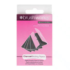 BrushWorks - Charcoal Blotting Papers - 100 stk