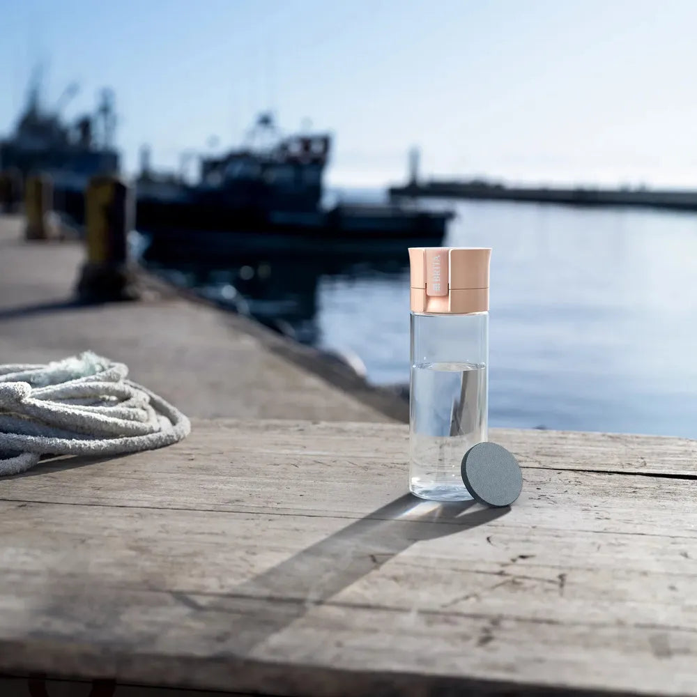 Brita - Vandflaske med 2 x filter - Peach - 0,6 L