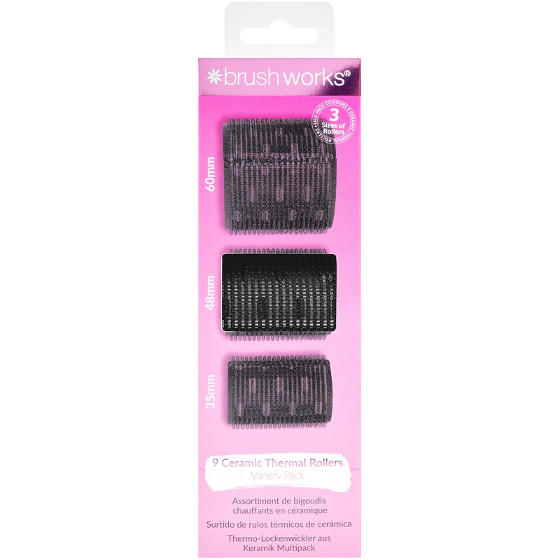 BrushWorks - Ceramic Thermal Rollers 9 stk.