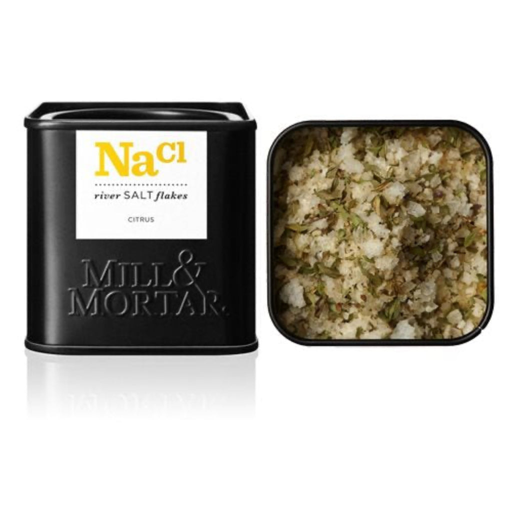 Mill & Mortar - Citrussalt i flager - 70 g.