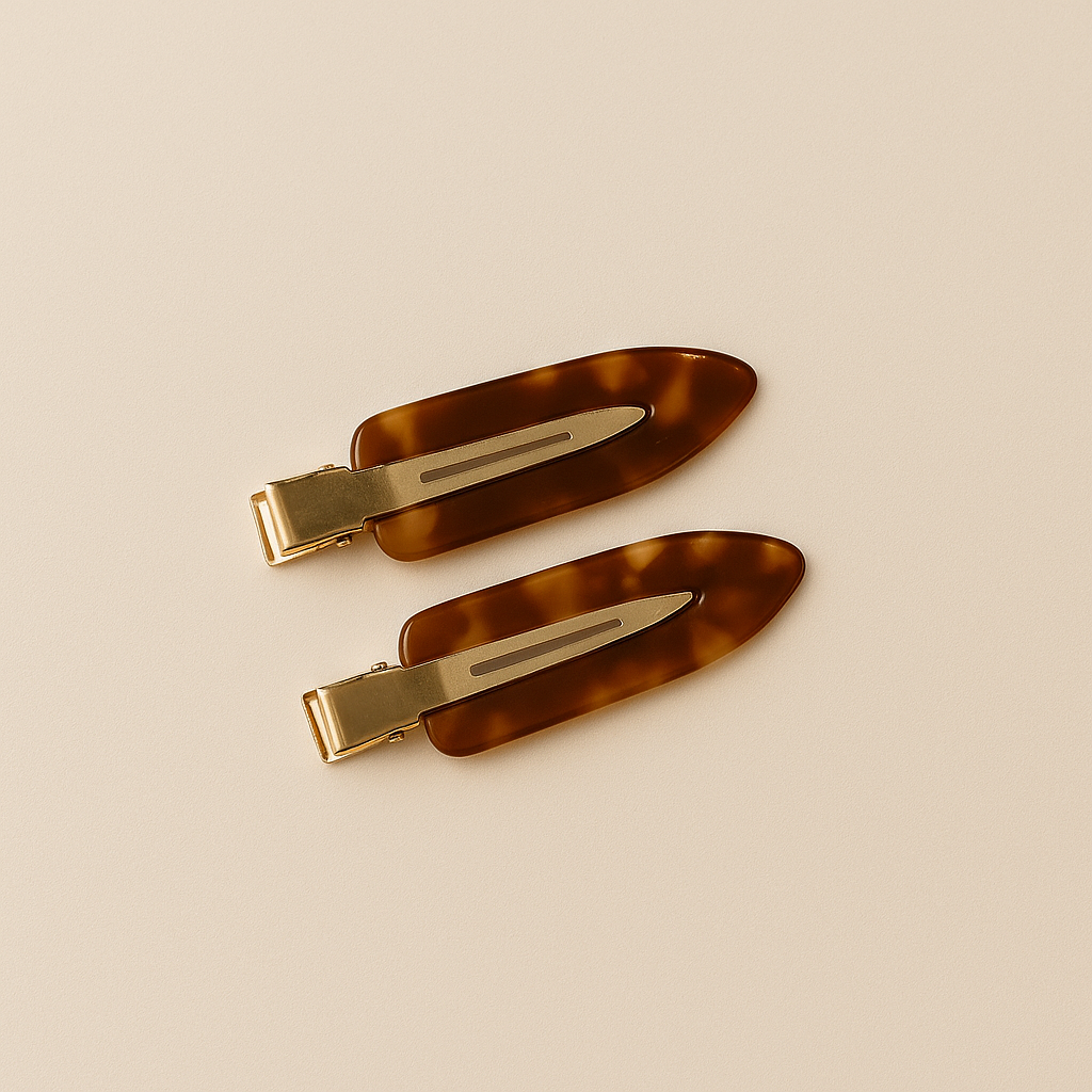 Namiso - Gaia - hårspænder - Brun - sæt med 2 stk.