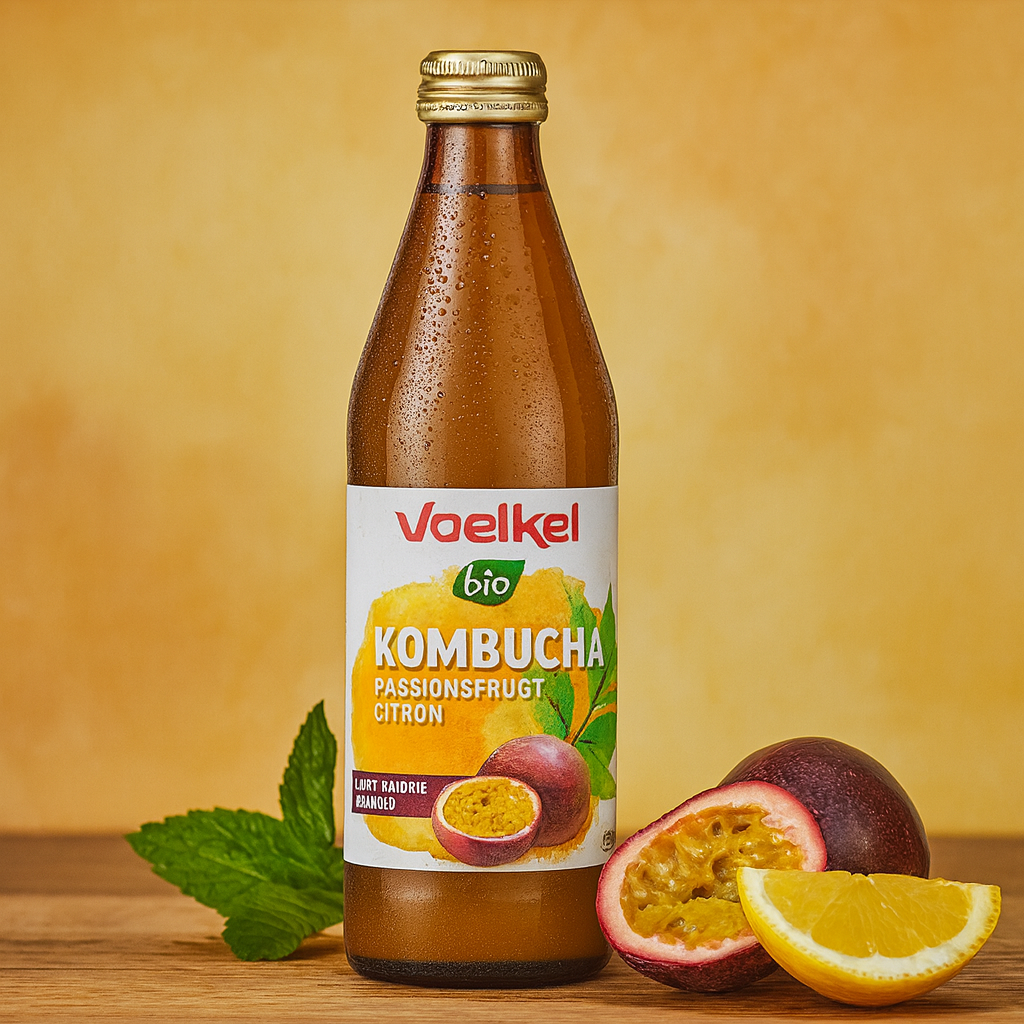 Voelkel - Kombucha Passionsfrugt og citron- 330 ml