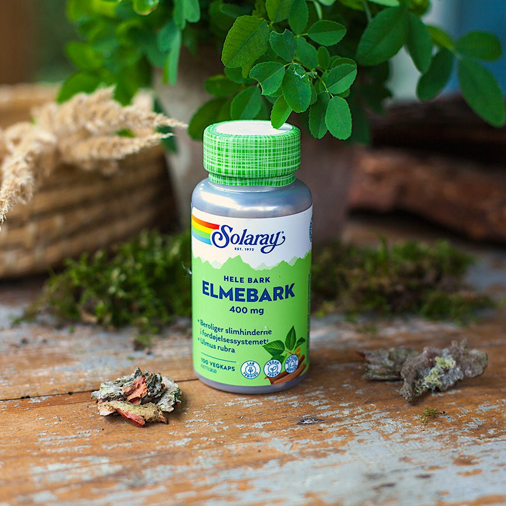 Solaray -  Elmebark (fordøjelse) - 100 kapsler