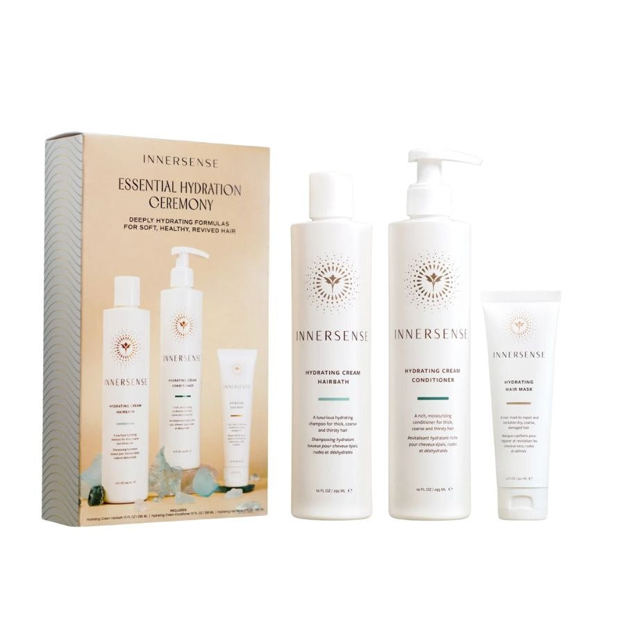 Innersense Gave Sæt - Essential Hydrating Ceremony - Hydrating Cream Hairbath + Hydrating Cream Conditioner + Hydrating Hair Mask