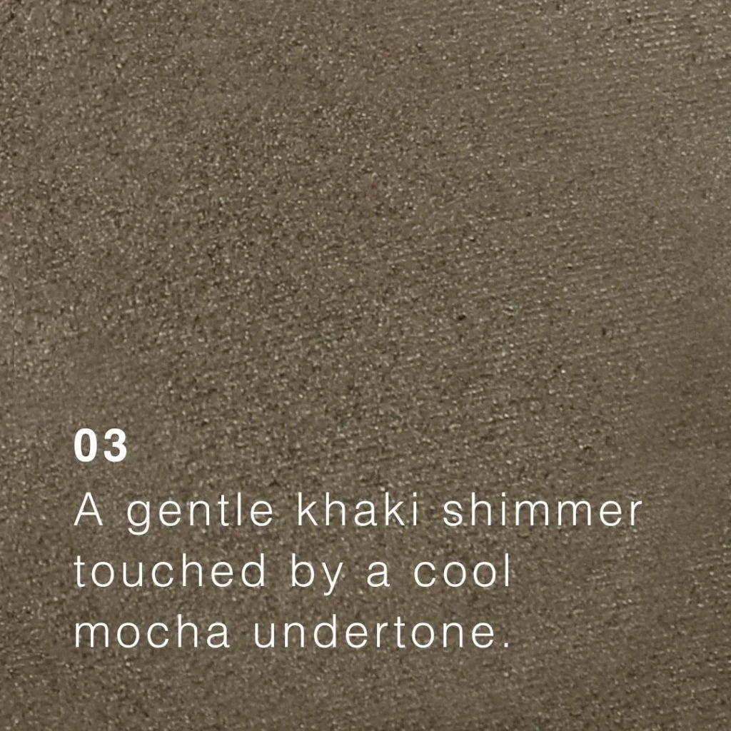 Saint Minerals -  Pressed Eyeshadow - khaki metallic - 03