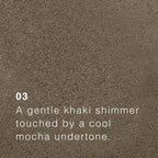 Saint Minerals -  Pressed Eyeshadow - khaki metallic - 03