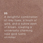 Saint Minerals -  Pressed Eyeshadow - rosenrøde nuancer og et strejf af guld - 05
