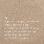 Saint Minerals -  Pressed Eyeshadow - champagnefarvet - 19