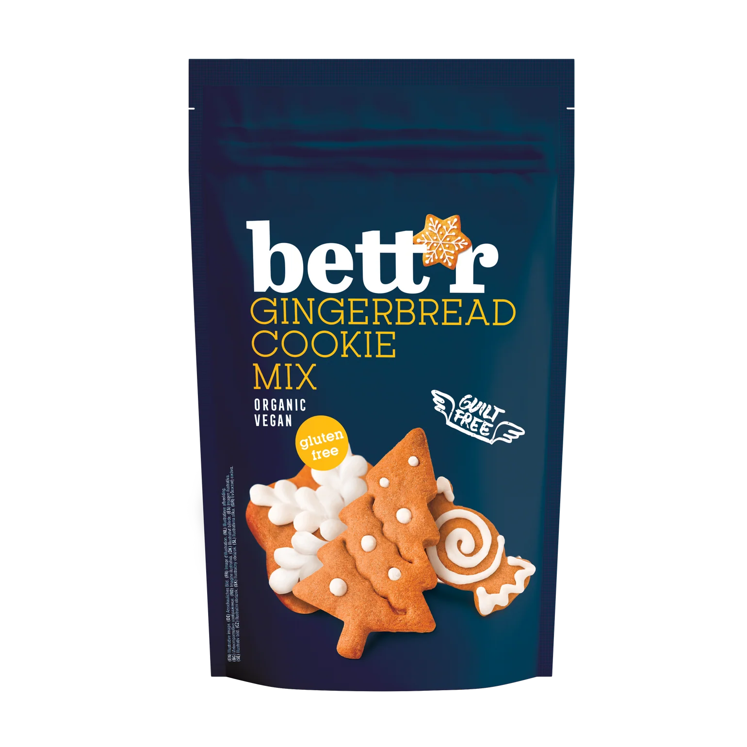 Bett'r - økologisk glutenfri og vegansk - Gingerbread Cookie Mix - 350 g.