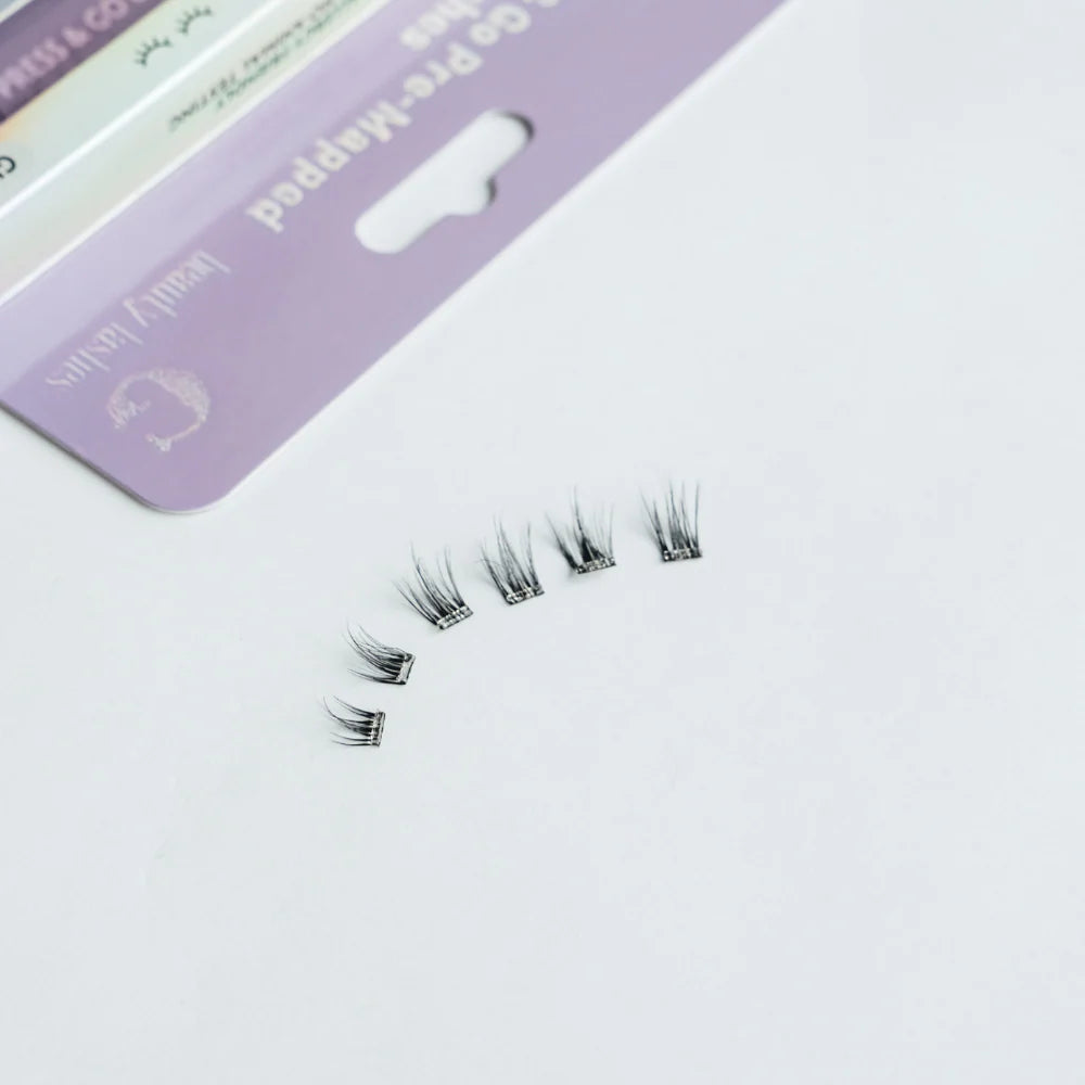 G BEAUTY LASHES - Press & Go (pre-mapped) Underlashes - Glow