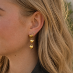 Wolff Jewelry - Rustic Heart Earrings