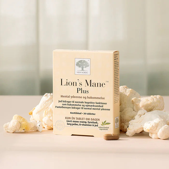 New Nordic - Lion's Mane Plus - 30 tabletter