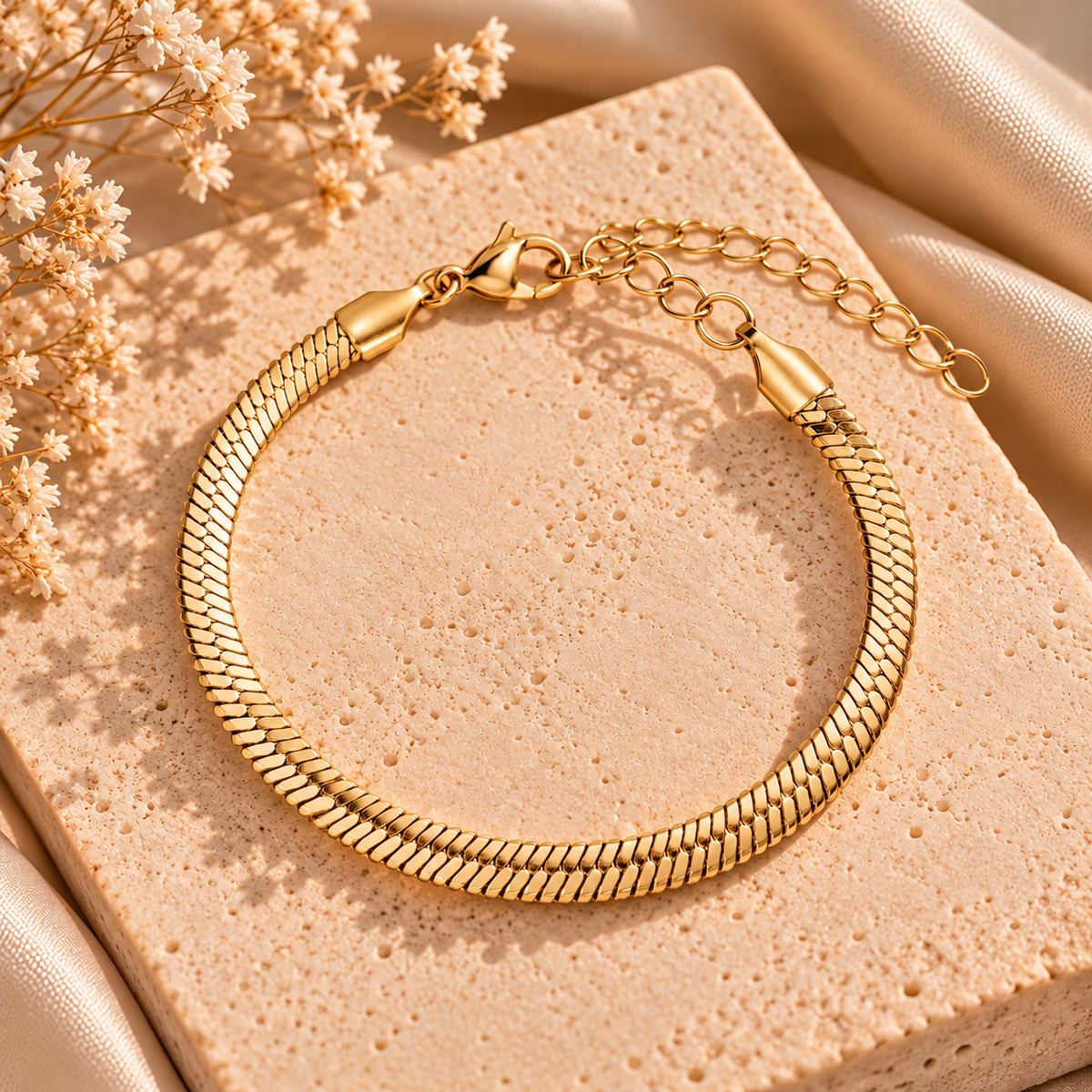 Wolff Jewelry - Kleo Big - armbånd - 18 karat guldbelagt