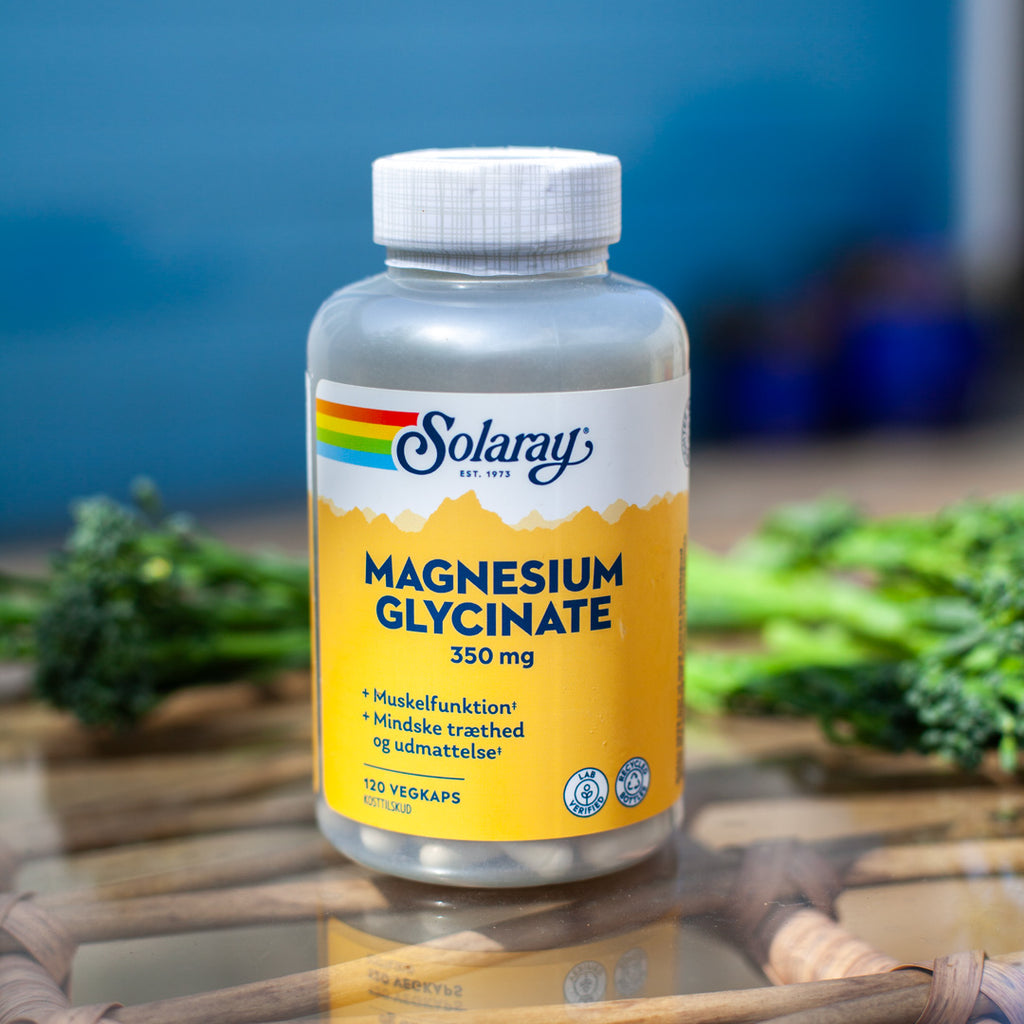 Solaray - Magnesium Glycinate - 350 mg. - 120 kapsler