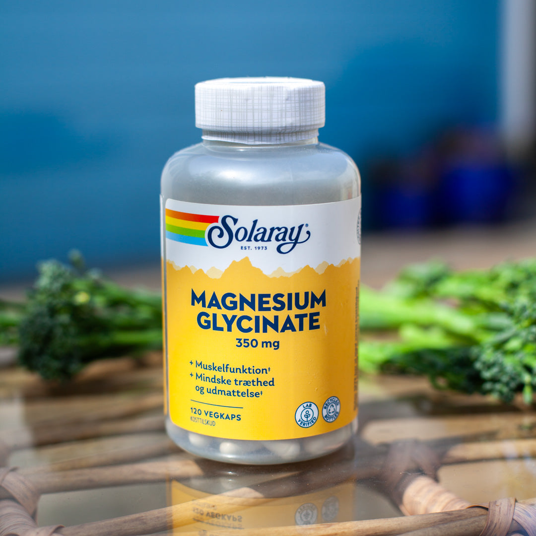 Solaray - Magnesium Glycinate - 350 mg. - 120 kapsler