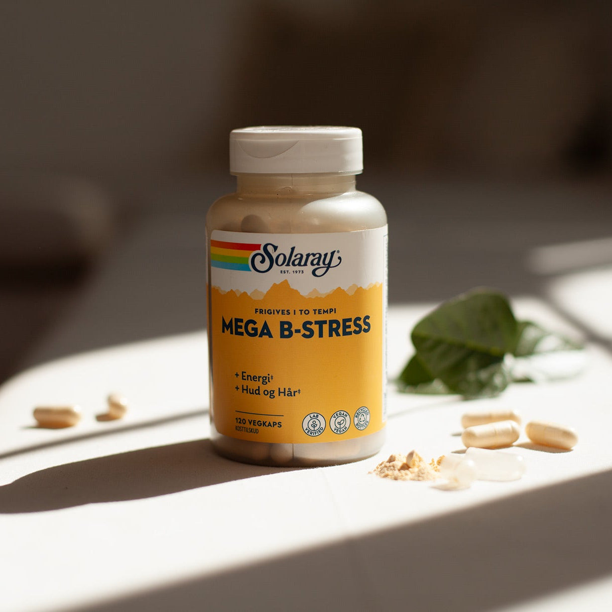 Solaray -  Mega B-Stress - 120 kapsler