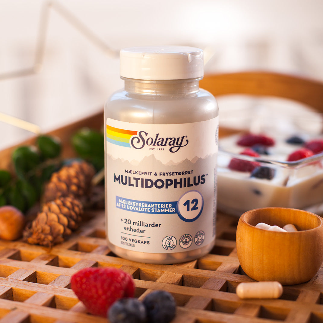 Solaray -  Multidophilus 12 (mælkesyrebakterier) - 100 kap