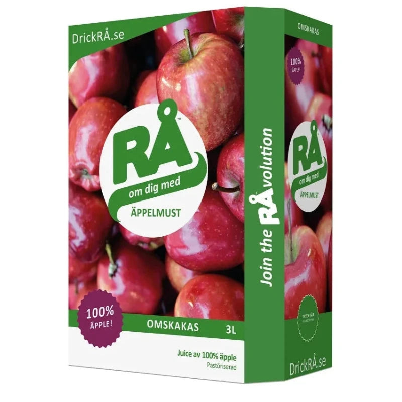 RÅ™ - ÆBLEMOST KOLDPRESSET - 3 L