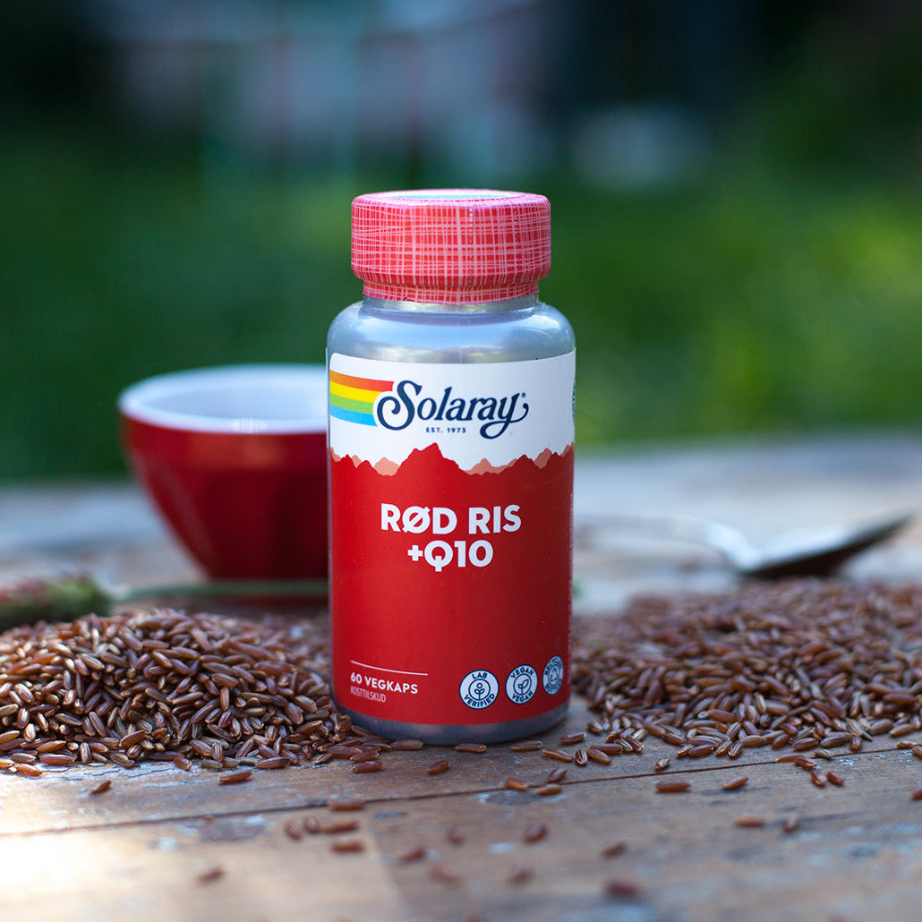 Solaray - Rød Ris+ Q10 - 60 kapsler