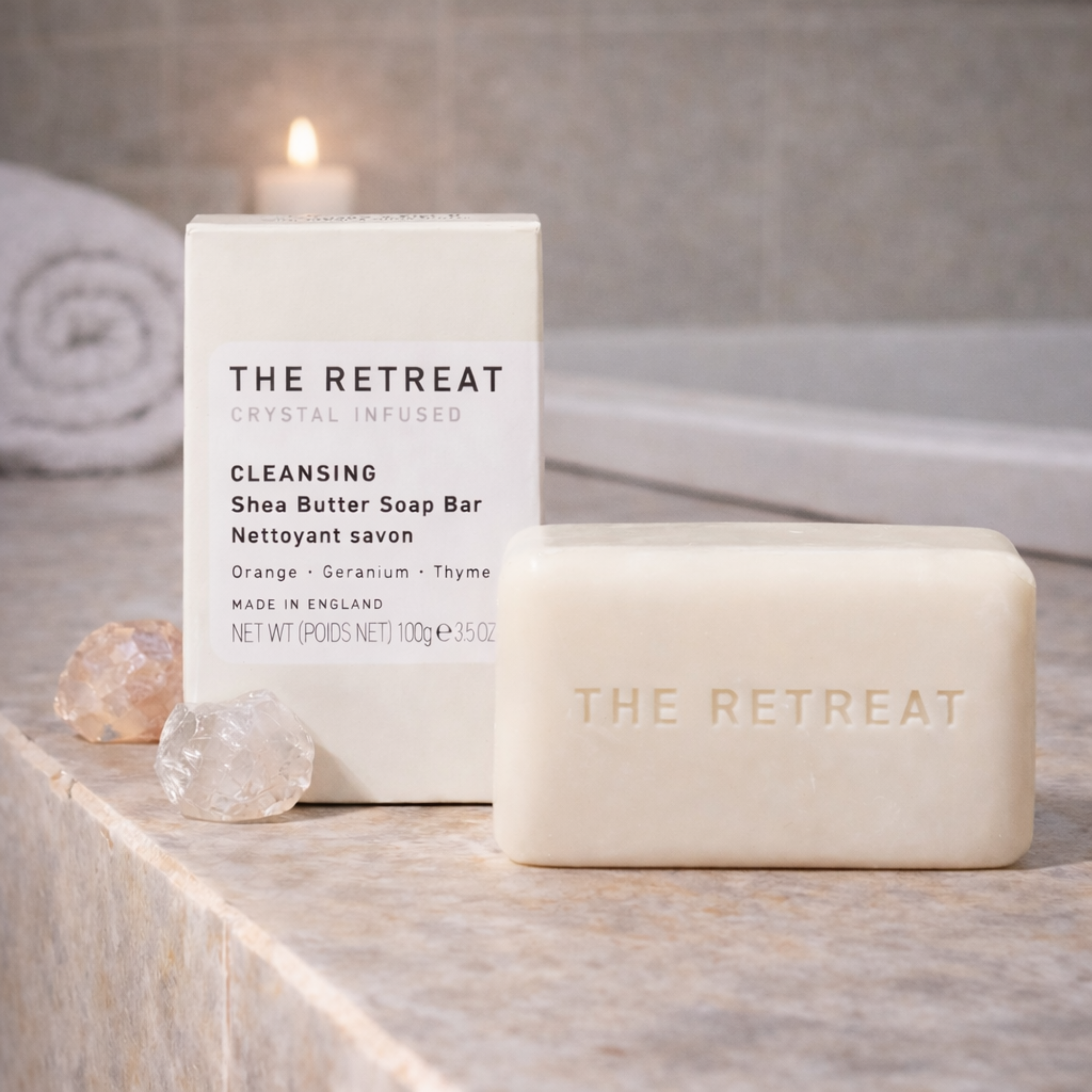 THE RETREAT - CLEANSING Shea Butter Soap Bar - 100 gr.