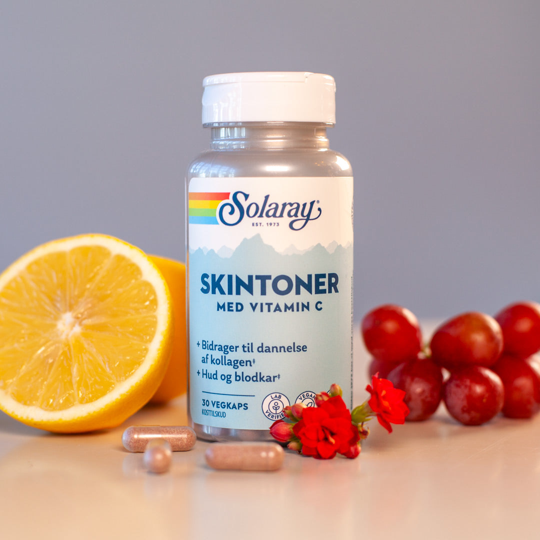 Solaray - Skintoner med vitamin C - 30 kapsler