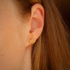 DROPPS BY SZHIRLEY - CUFF / FINGERRING - #SNAKEY - ONESIZE REGULERBAR STØRRELSE - 18 KARAT FORGYLDT STERLING SØLV
