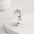 Wolff Jewelry - MOM Shine Ring - Sølvfarvet (Justerbar)