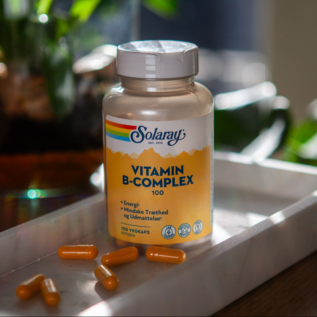 Solaray - Vitamin B-complex - 100 kapsler