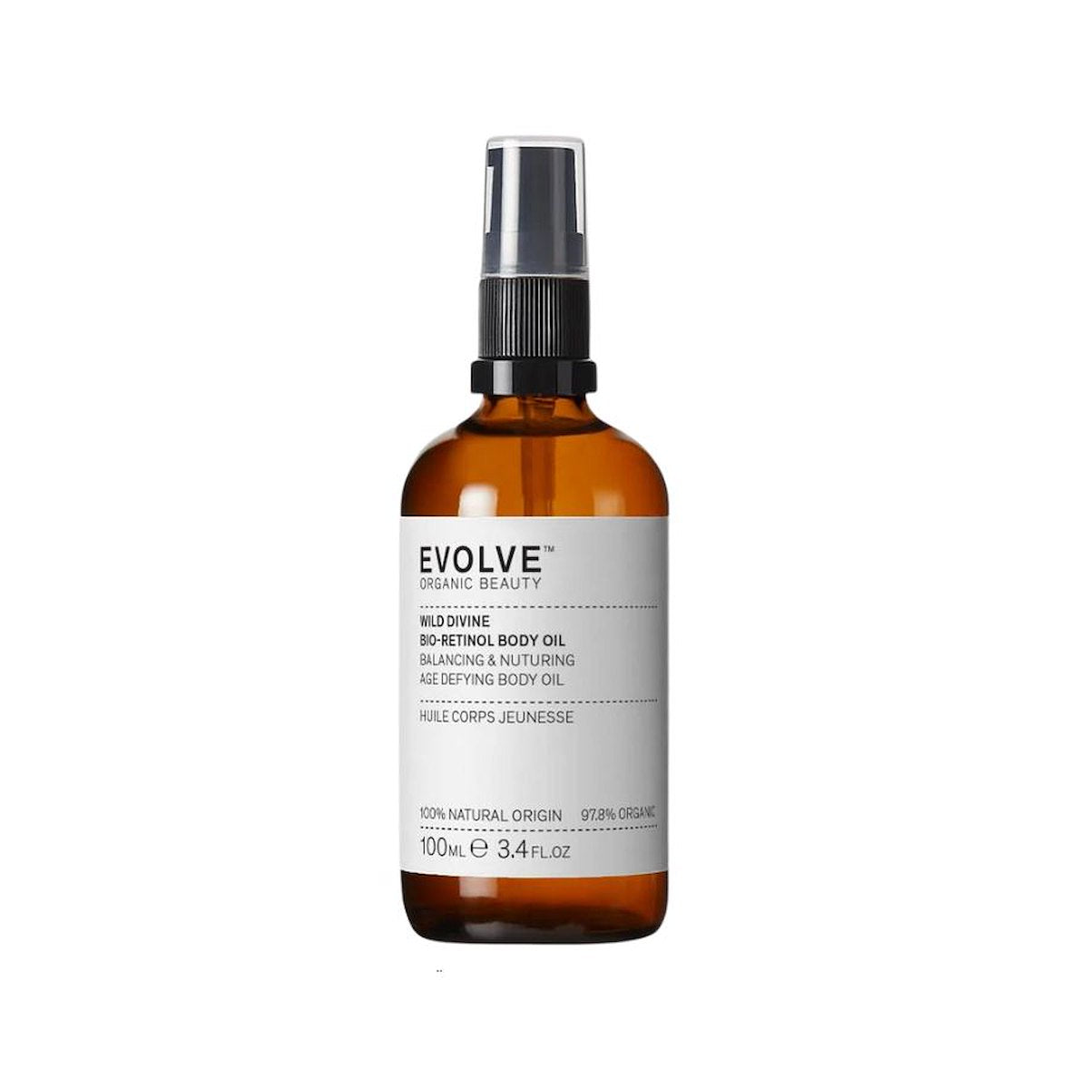 Evolve - Wild Divine Bio Retinol Body Oil, 100ml