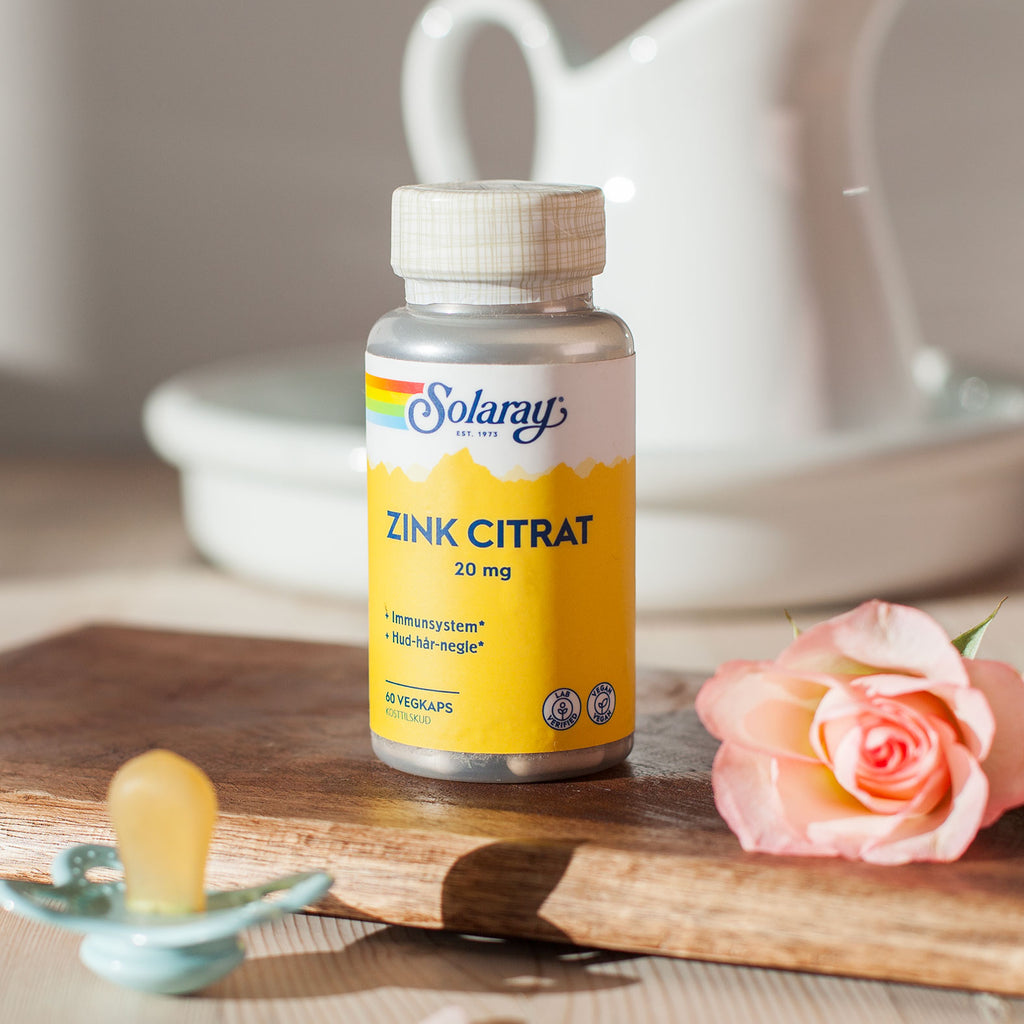 Solaray - Zink Citrat 20 mg - 60 kap