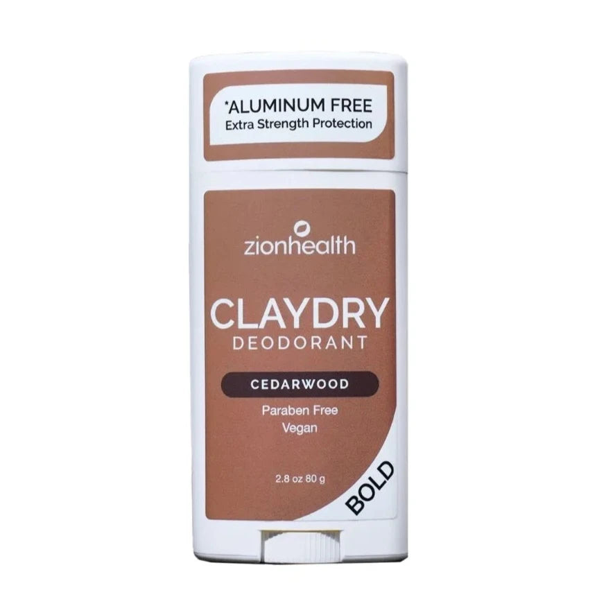 ZIONHEALTH  - BIO CLAYDRY  DEODORANT - CEDARWOOD - 80ml