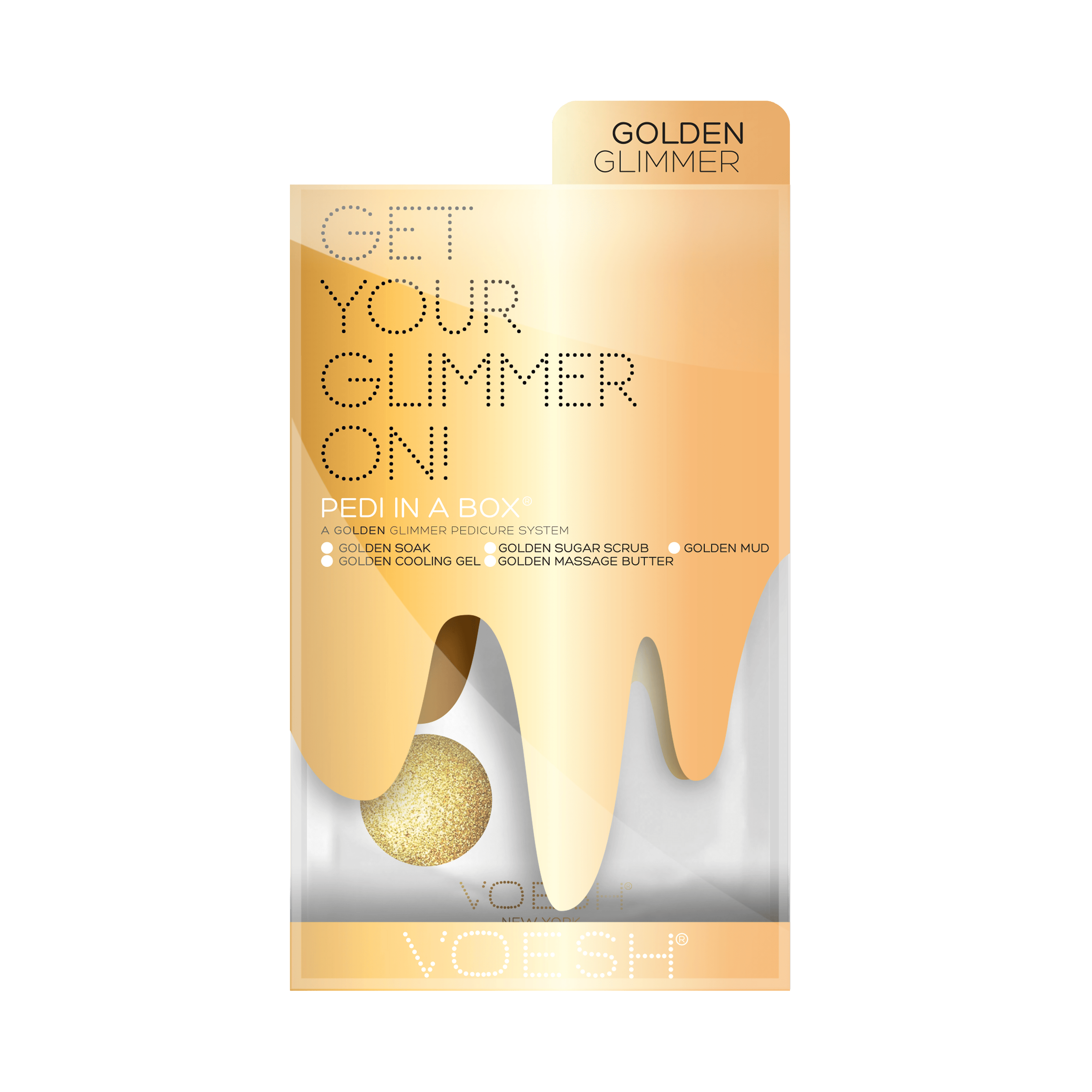 Voesh - Pedi Kit - Get your Glimmer on